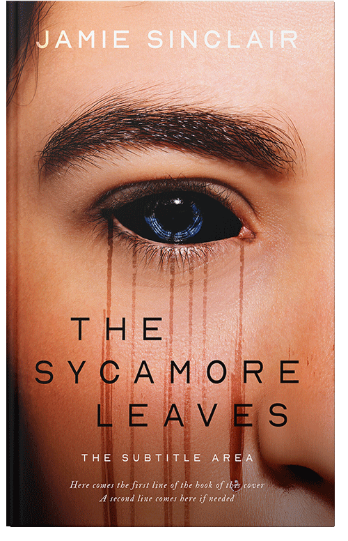 Front view of Premade Horror Book Cover - Whiskey