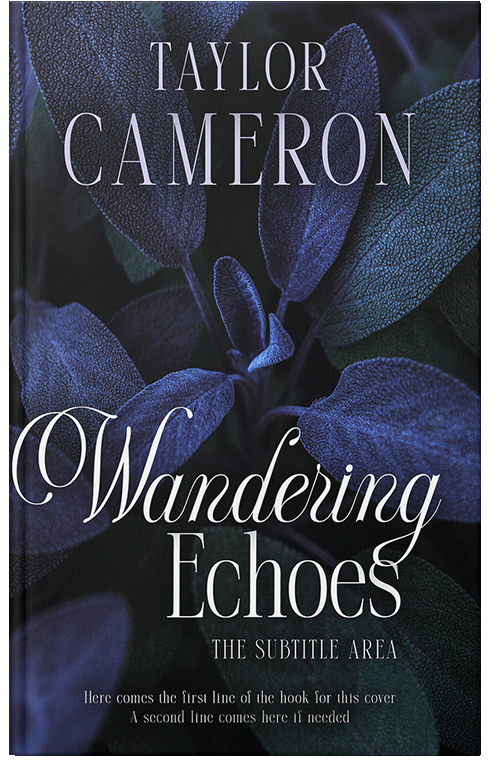 Front view of Premade Nature Book Cover - Mirage