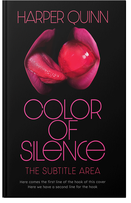 Front view of Premade Erotica Book Cover - Maroon Flush