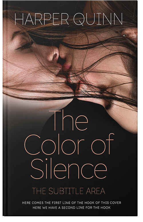 Front view of Premade Romance Book Cover - Old Rose