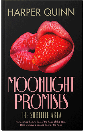 Pre Made Book Cover Alizarin Crimson