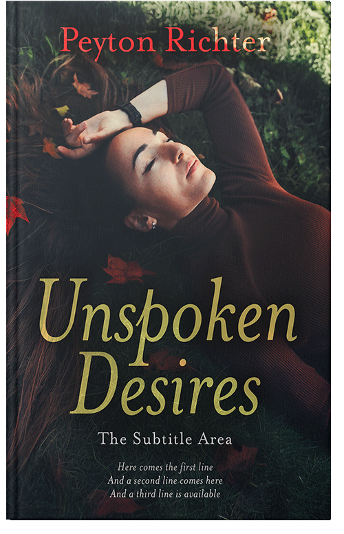 Front view of Premade Romance Book Cover - Shark