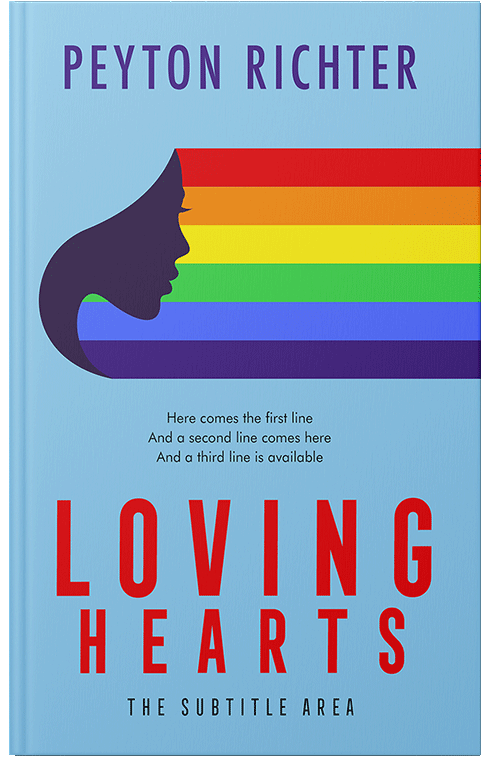 Front view of Premade Romance Book Cover - Cornflower