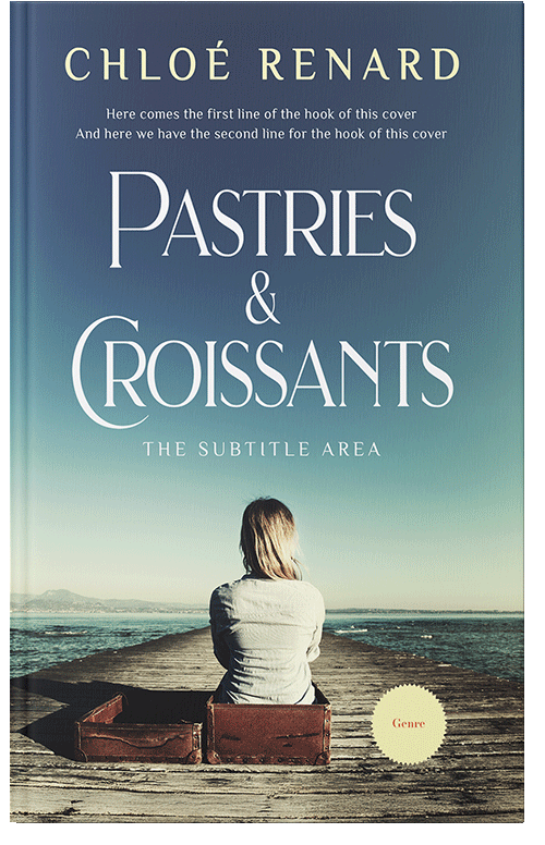 Front view of Premade Literary Fiction Book Cover - Blue Bayoux