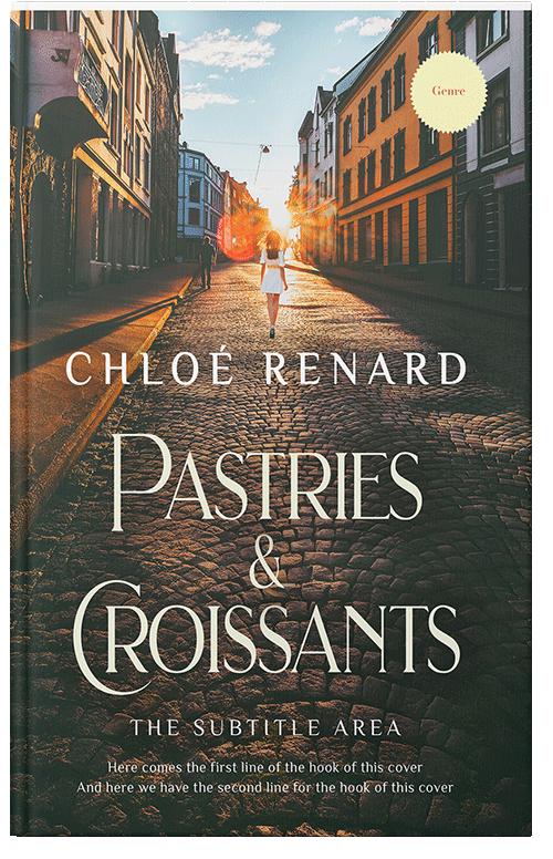 Front view of Premade Literary Fiction Book Cover - Cameo