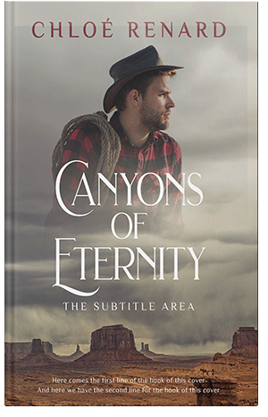 Pre Made Book Cover Natural Gray