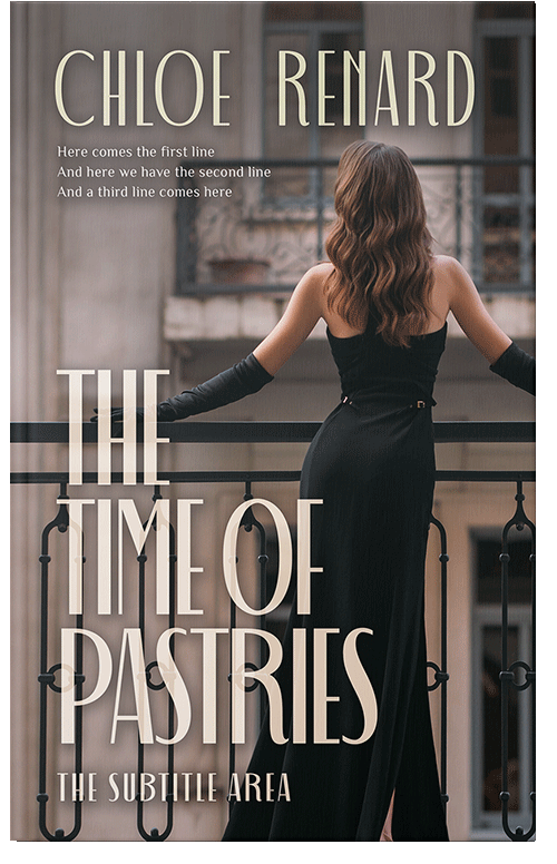 Front view of Premade Romance Book Cover - Dune