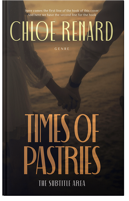 Front view of Premade Romance Book Cover - Oil