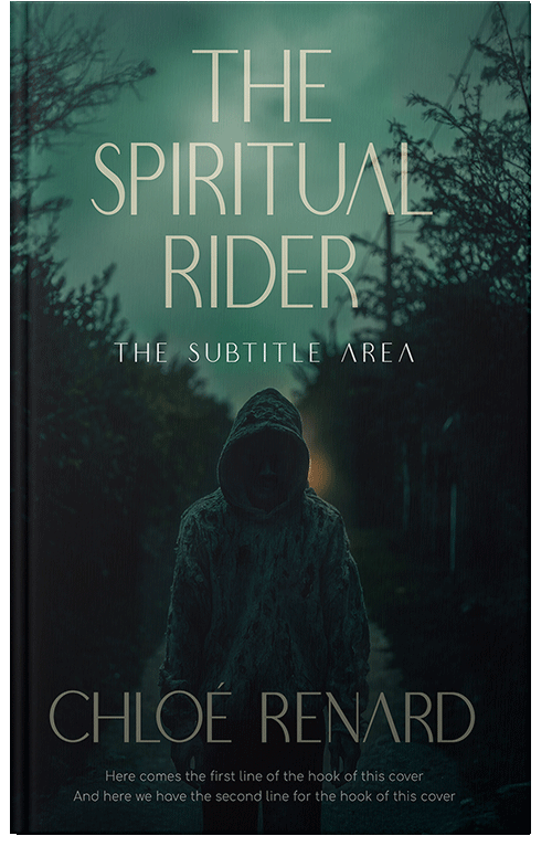 Front view of Premade Mystery & Thriller & Suspense Book Cover - Black Bean