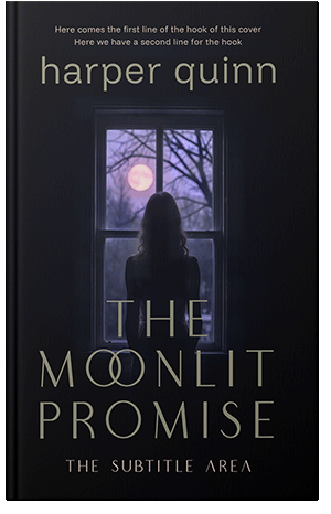 Pre Made Book Cover Ebony