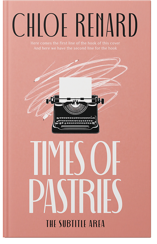 Front view of Premade Literary Fiction Book Cover - Tonys Pink