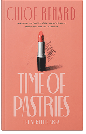 Pre Made Book Cover Apricot