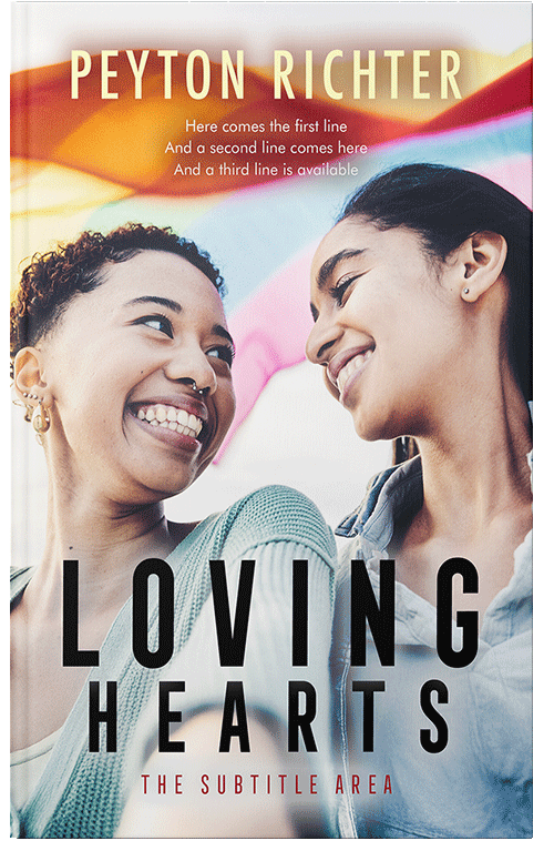 Front view of Premade Romance Book Cover - Timberwolf