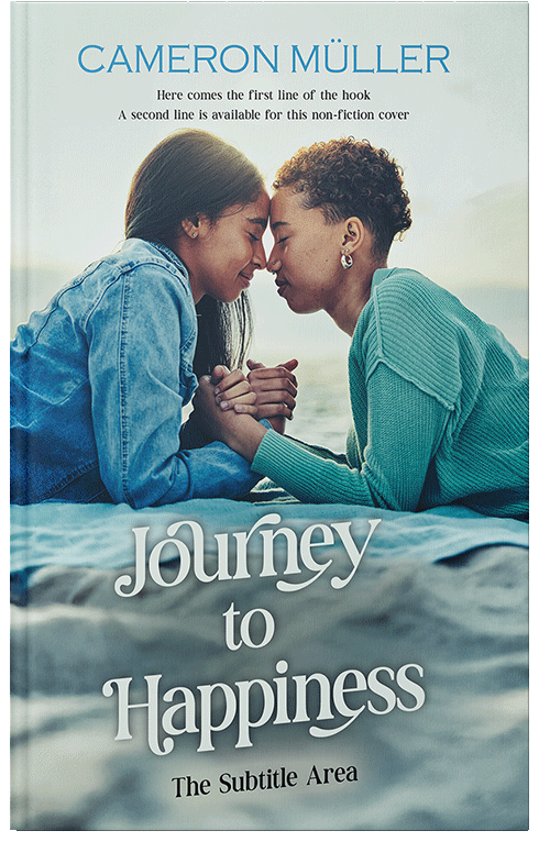 Front view of Premade Romance Book Cover - Powder Ash