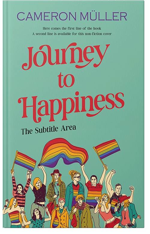 Front view of Premade LGBTQ Book Cover - Neptune
