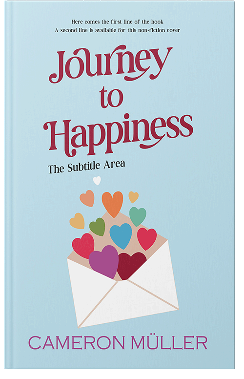 Front view of Premade Romance Book Cover - Jagged Ice