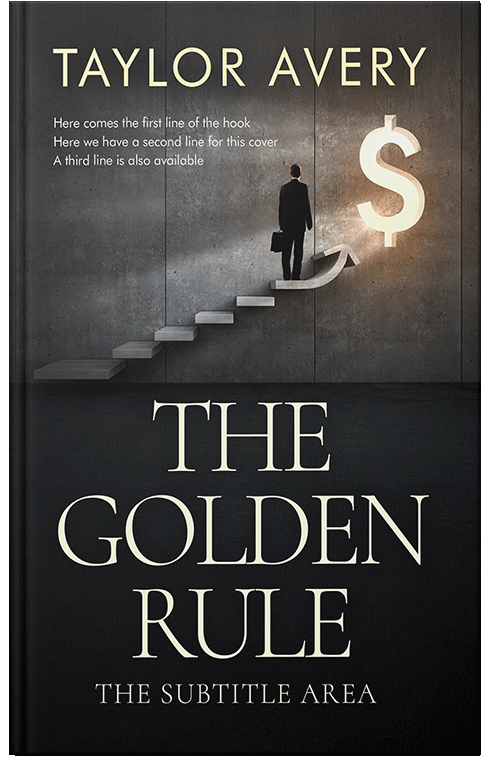 Front view of Premade Business Book Cover - Shark