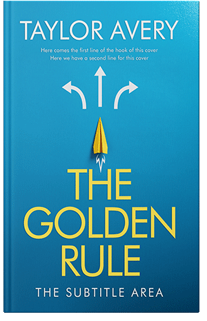 Premade Book Cover Bondi Blue
