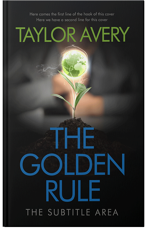 Front view of Premade Business Book Cover - Cod Gray