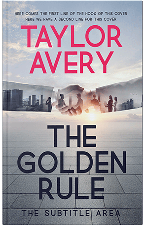 Pre Made Book Cover Silver Sand