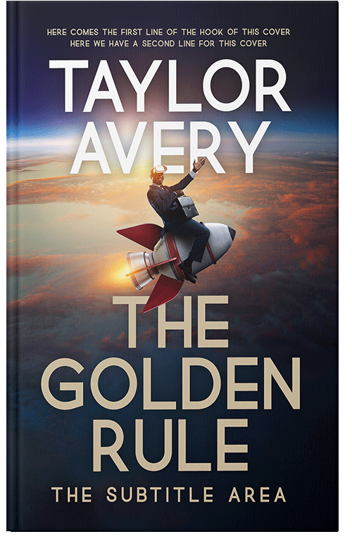 Front view of Premade Science Fiction Book Cover - Rodeo Dust