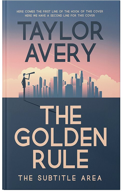 Front view of Premade Travel Book Cover - Pickled Bluewood