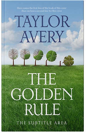 Pre Made Book Cover Fern Frond