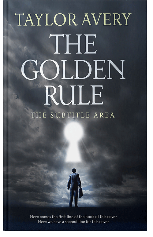 Front view of Premade Mystery & Thriller & Suspense Book Cover - Outer Space