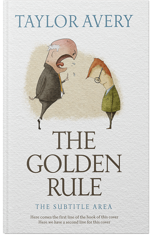 Front view of Premade Business Book Cover - Cararra