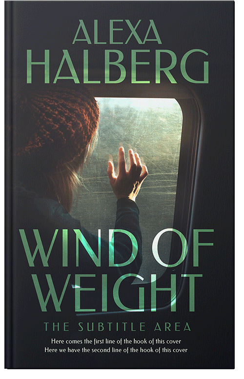 Front view of Premade Mystery & Thriller & Suspense Book Cover - Shark