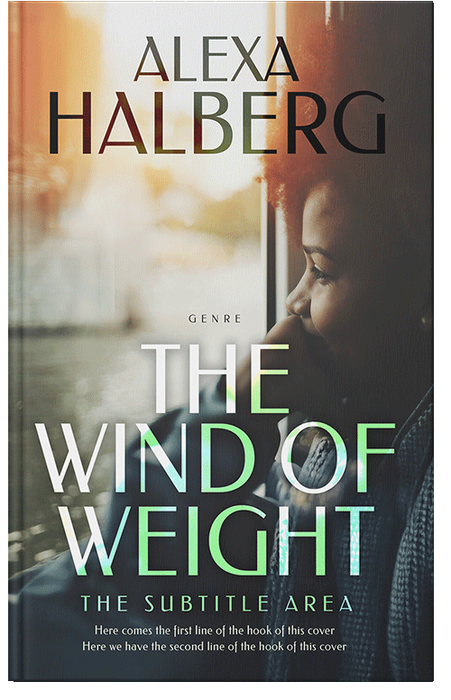 Front view of Premade Literary Fiction Book Cover - Akaroa