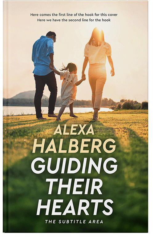 Front view of Premade Family & Parenting Book Cover - Albescent White