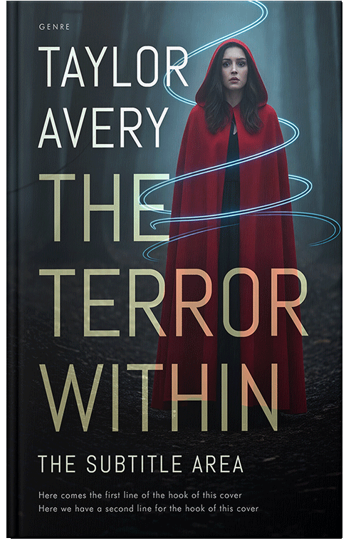 Front view of Premade Mystery & Thriller & Suspense Book Cover - Woodsmoke