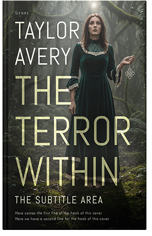 Pre Made Book Cover Log Cabin