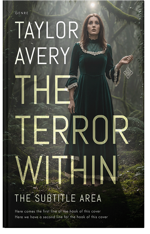 Front view of Log Cabin #17080 - Premade Mystery & Thriller & Suspense Book Cover