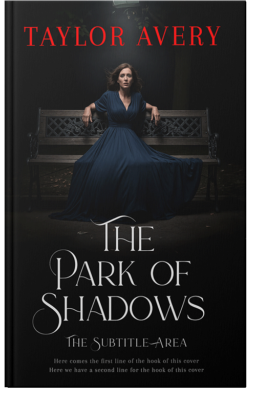 Front view of Premade Mystery & Thriller & Suspense Book Cover - Woodsmoke