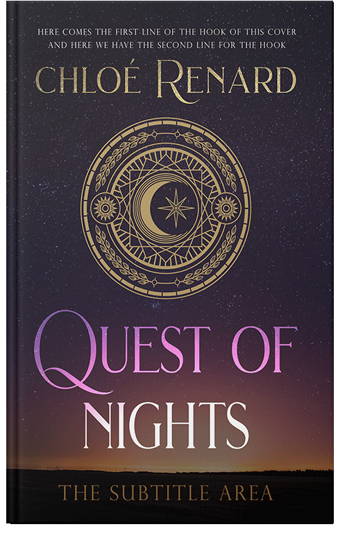 Front view of Premade Religion & Spirituality Book Cover - Thunder