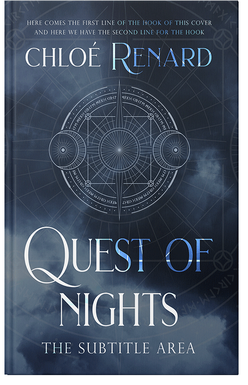 Front view of Premade Fantasy Book Cover - Cloud Burst