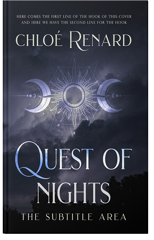 Front view of Premade Religion & Spirituality Book Cover - Mirage