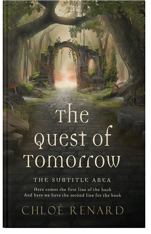 Front view of Premade Fantasy Book Cover - Zeus