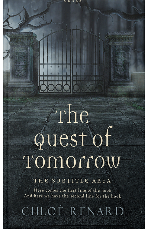 Front view of Premade Fantasy Book Cover - Outer Space