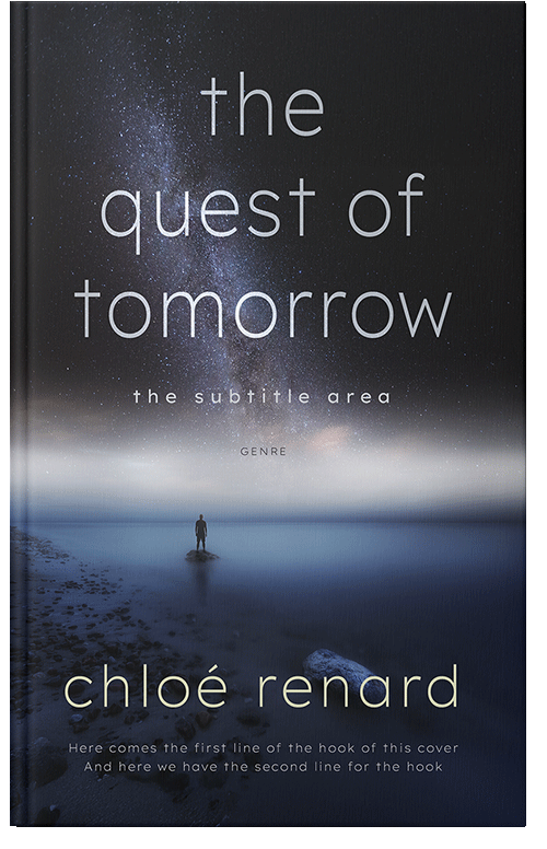 Front view of Premade Mystery & Thriller & Suspense Book Cover - Steel Gray