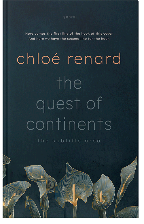 Front view of Premade Literary Fiction Book Cover - Black Pearl