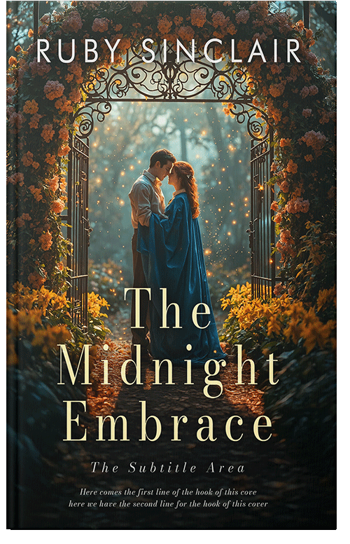 Front view of Premade Romance Book Cover - Log Cabin