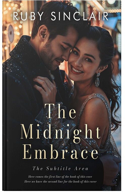 Front view of Premade Romance Book Cover - Cod Gray