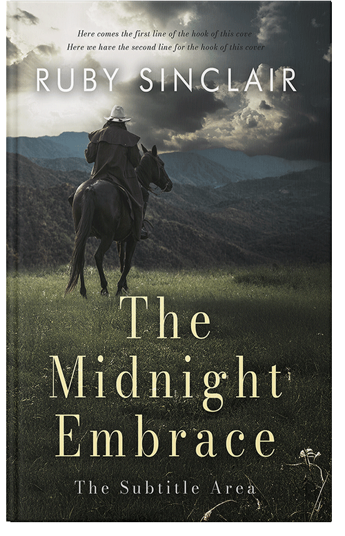 Front view of Premade Action & Adventure Book Cover - Heavy Metal