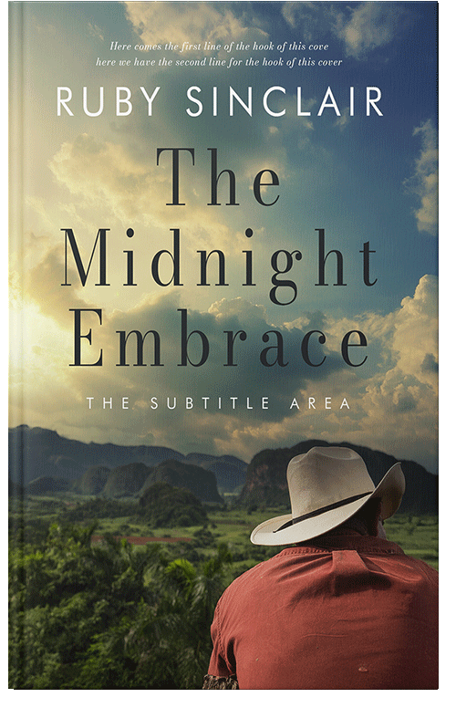 Front view of Premade Western Book Cover - Nandor