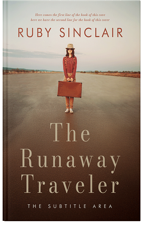 Front view of Premade Literary Fiction Book Cover - Spicy Mix