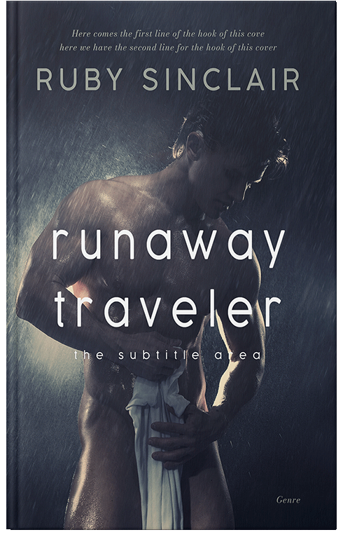 Front view of Premade Erotica Book Cover - Ebony Clay