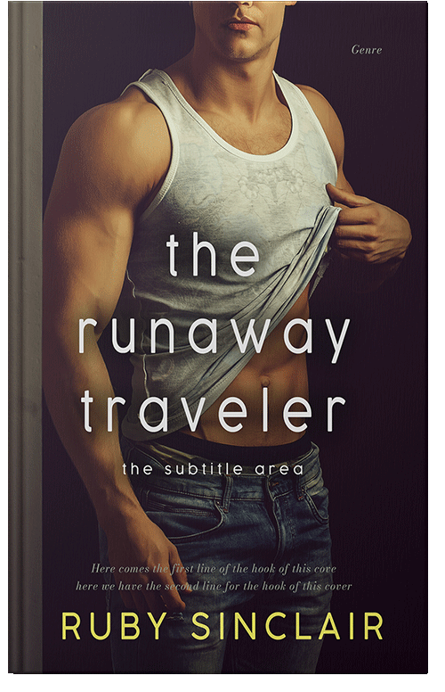 Front view of Premade Erotica Book Cover - Indian Khaki